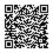 QR-Code für Telefonnummer +17745829988