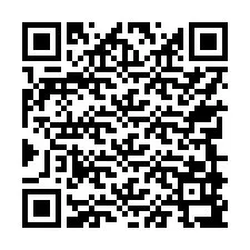 Codice QR per il numero di telefono +17749997318