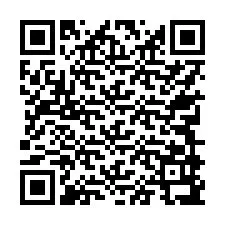 QR-koodi puhelinnumerolle +17749997338