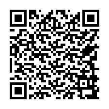 QR-koodi puhelinnumerolle +17749997463