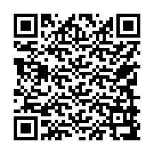 QR kód a telefonszámhoz +17749997473