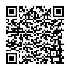 QR-koodi puhelinnumerolle +17749997556