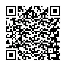 QR-код для номера телефона +17749997572