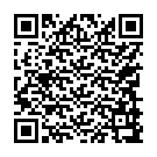 QR код за телефонен номер +17749997579