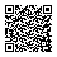 Código QR para número de teléfono +17749997580