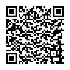 Código QR para número de teléfono +17749997581