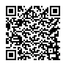 QR-code voor telefoonnummer +17749997591