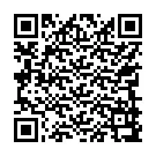 Código QR para número de teléfono +17749997608