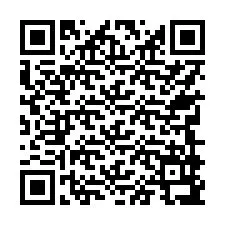 QR Code pour le numéro de téléphone +17749997614