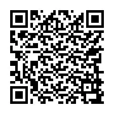 QR-код для номера телефона +17749997618