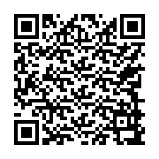 QR-code voor telefoonnummer +17749997629