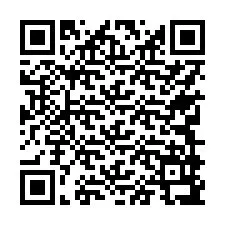 QR kód a telefonszámhoz +17749997632