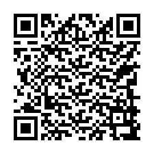 QR-code voor telefoonnummer +17749997641