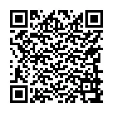 Código QR para número de telefone +17749997642