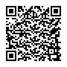 QR kód a telefonszámhoz +17749997643