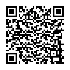 Codice QR per il numero di telefono +17749997658