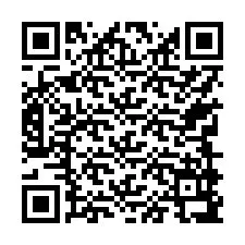 Código QR para número de telefone +17749997685