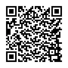 Código QR para número de teléfono +17749997686