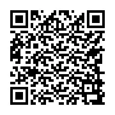 Codice QR per il numero di telefono +17749997692