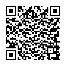 QR-Code für Telefonnummer +17749997694