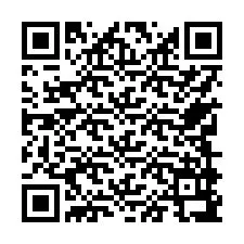 Codice QR per il numero di telefono +17749997697