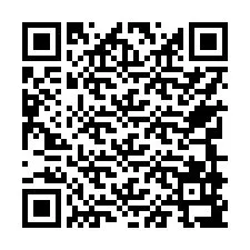 QR kód a telefonszámhoz +17749997703