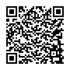 QR-Code für Telefonnummer +17749997709