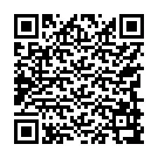 QR Code สำหรับหมายเลขโทรศัพท์ +17749997714