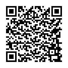 Codice QR per il numero di telefono +17749997752