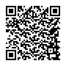 QR-code voor telefoonnummer +17749997757