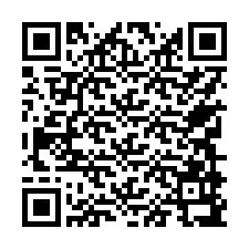 QR kód a telefonszámhoz +17749997773