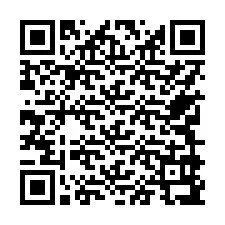 QR-Code für Telefonnummer +17749997837