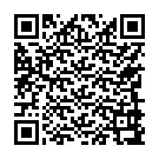 QR-code voor telefoonnummer +17749997846