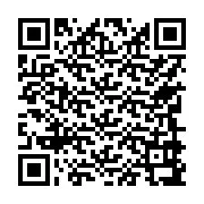 Codice QR per il numero di telefono +17749997856