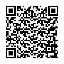 Código QR para número de teléfono +17749997858