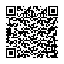Código QR para número de teléfono +17749997861