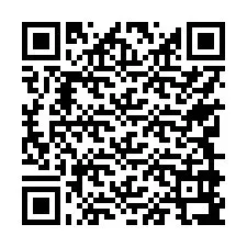 QR Code pour le numéro de téléphone +17749997862