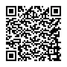 Código QR para número de telefone +17749997869