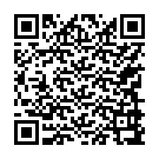 QR Code สำหรับหมายเลขโทรศัพท์ +17749997875