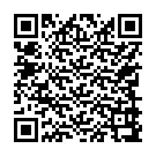 QR-код для номера телефона +17749997899