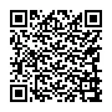 Codice QR per il numero di telefono +17749997902