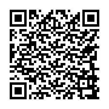 QR-код для номера телефона +17749997906