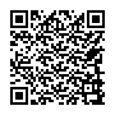 Código QR para número de teléfono +17749997907