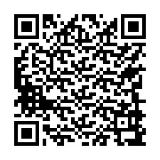 QR-Code für Telefonnummer +17749997912