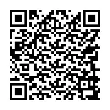 QR Code pour le numéro de téléphone +17749997918