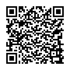 QR-koodi puhelinnumerolle +17749997940