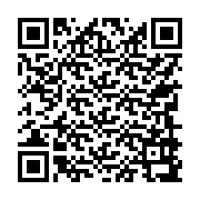 Código QR para número de telefone +17749997954