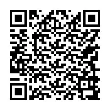 Código QR para número de teléfono +17749997965