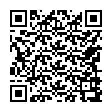 QR-код для номера телефона +17749997967