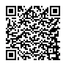 QR-код для номера телефона +17749997974